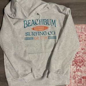 Beach bum Hoodie size large